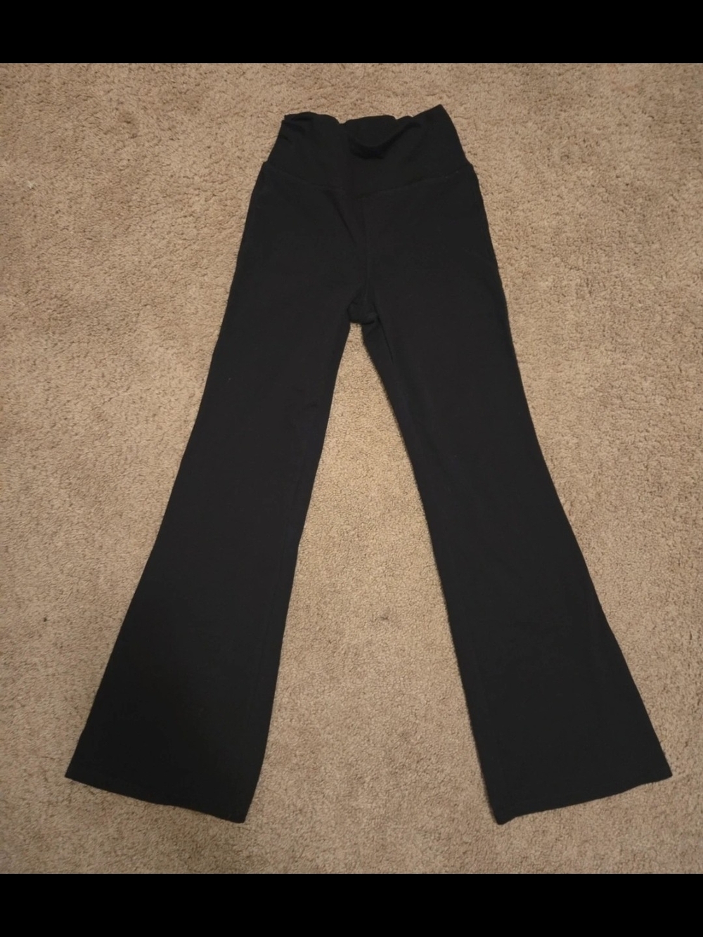 Avia Black Boot-Cut Yoga Pants